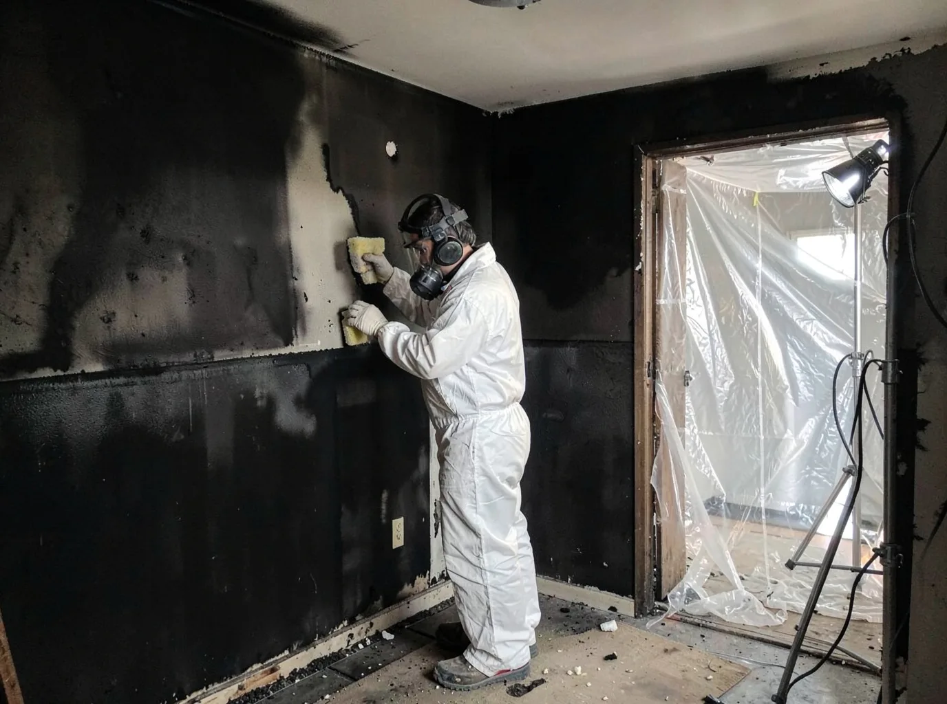 Fire Damage Restoration company in Slovan, PA